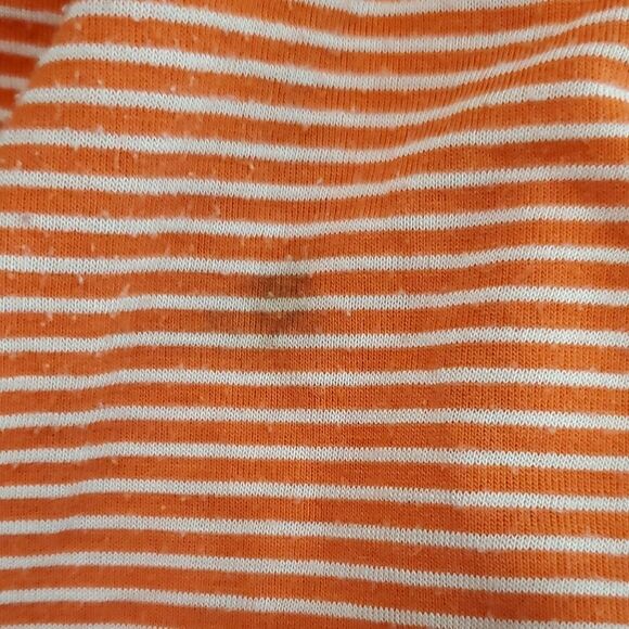a.n.a Womens XL Coral Striped Blouse with Tie Shoulders 🌏5/$10🌏 - Picture 6 of 6